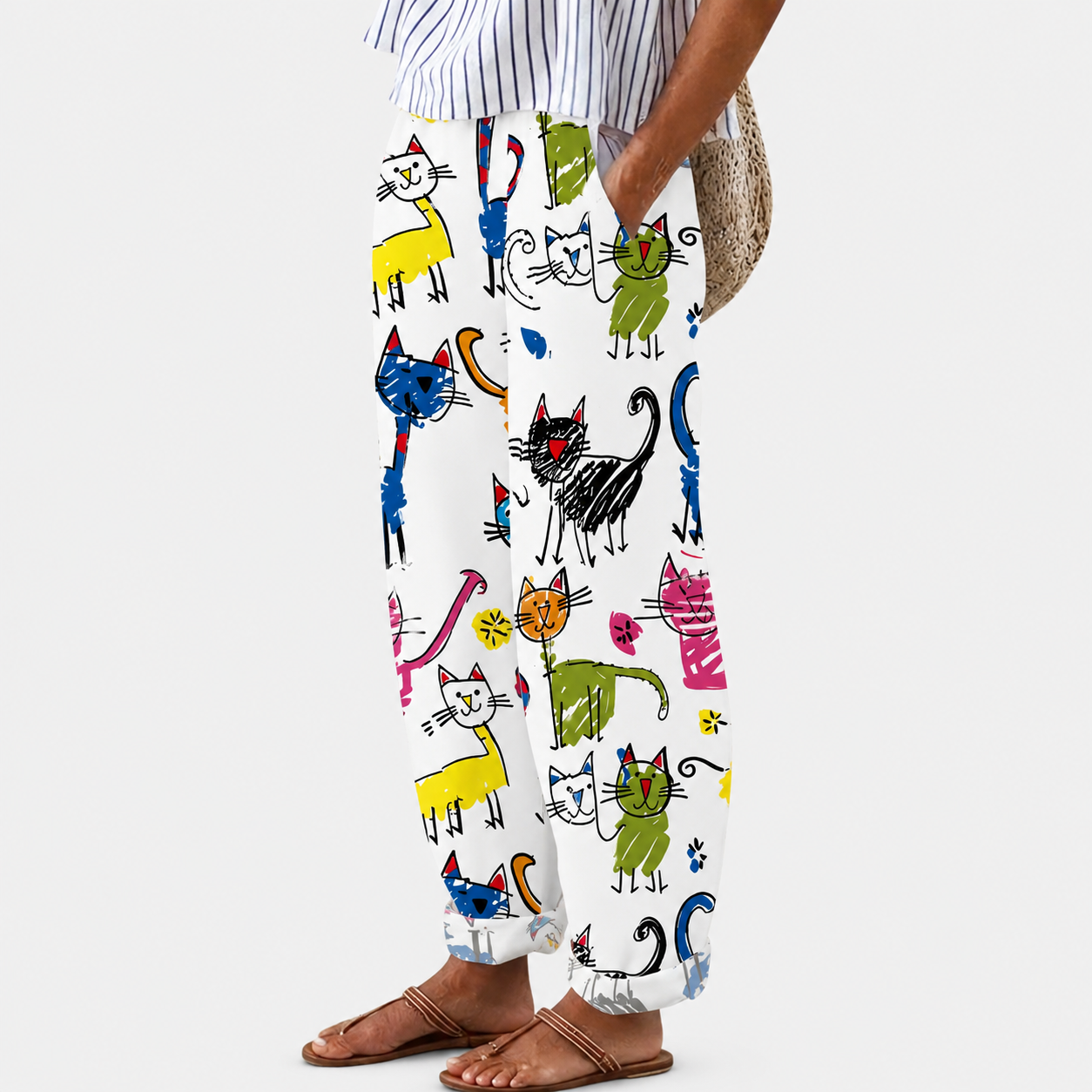 Pantaloni Comfort Happy Cats