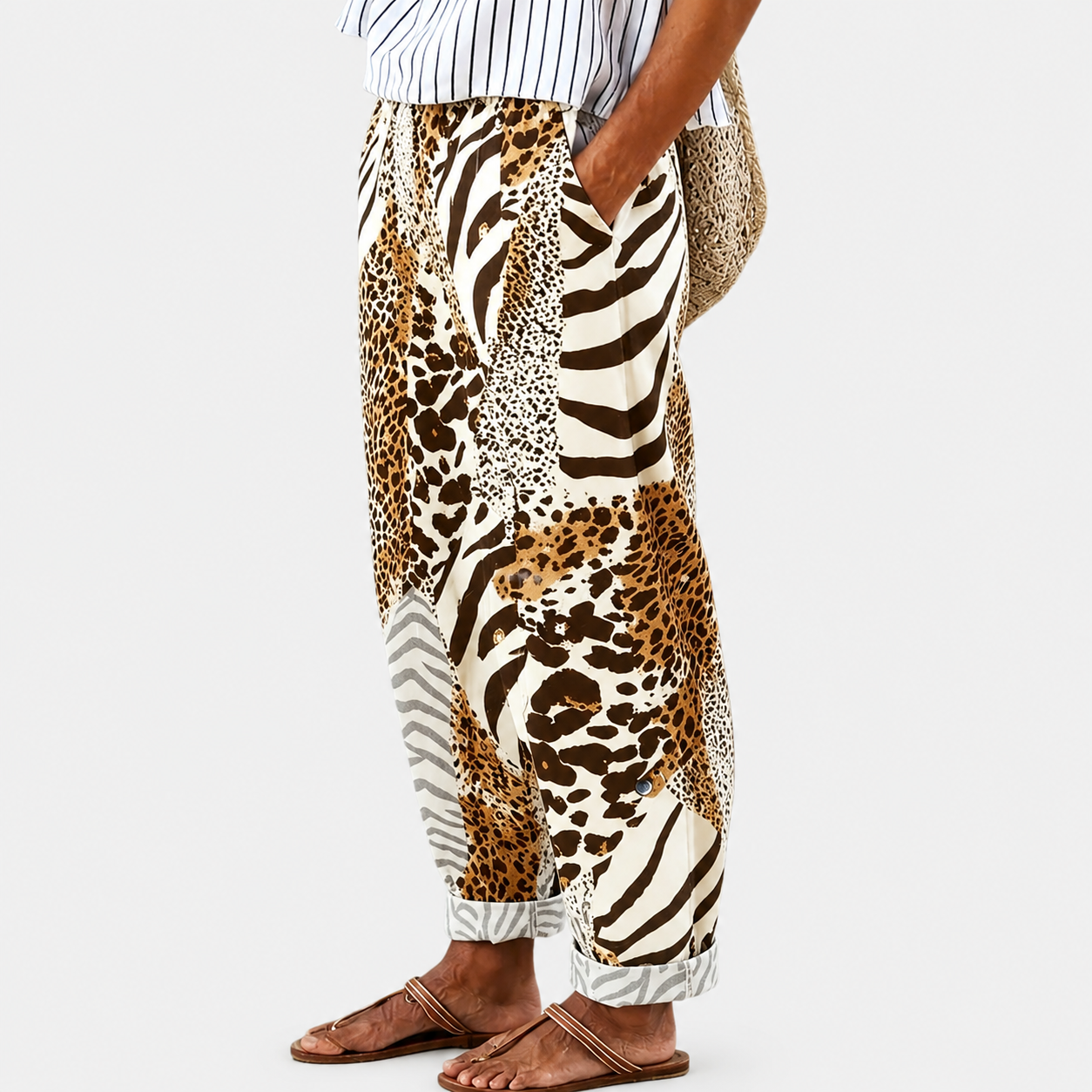 Pantaloni Comfort Savanna Mosaic