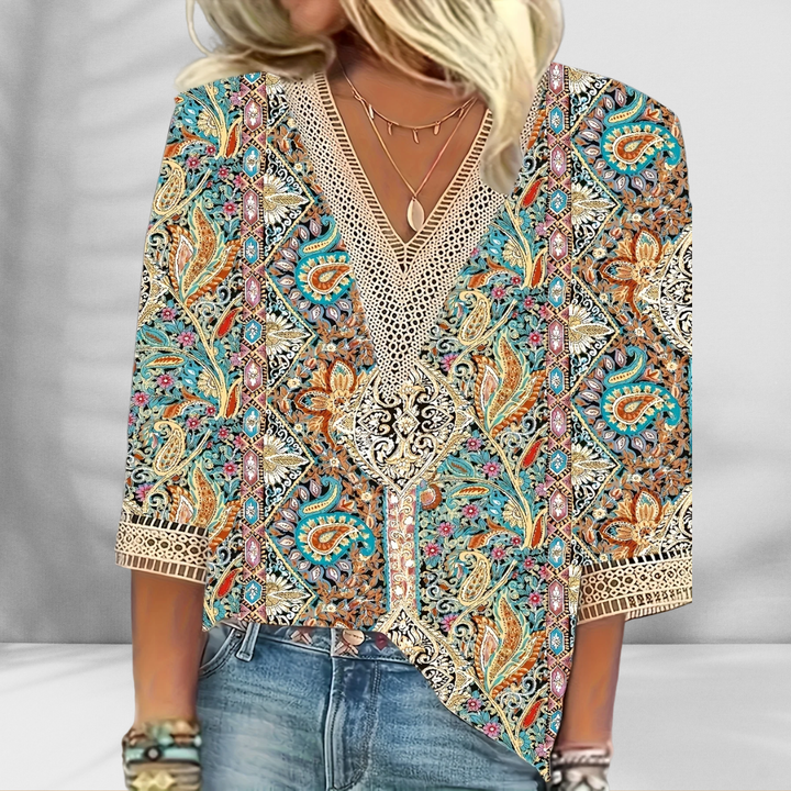 Alis - Blouse Boho Élégante