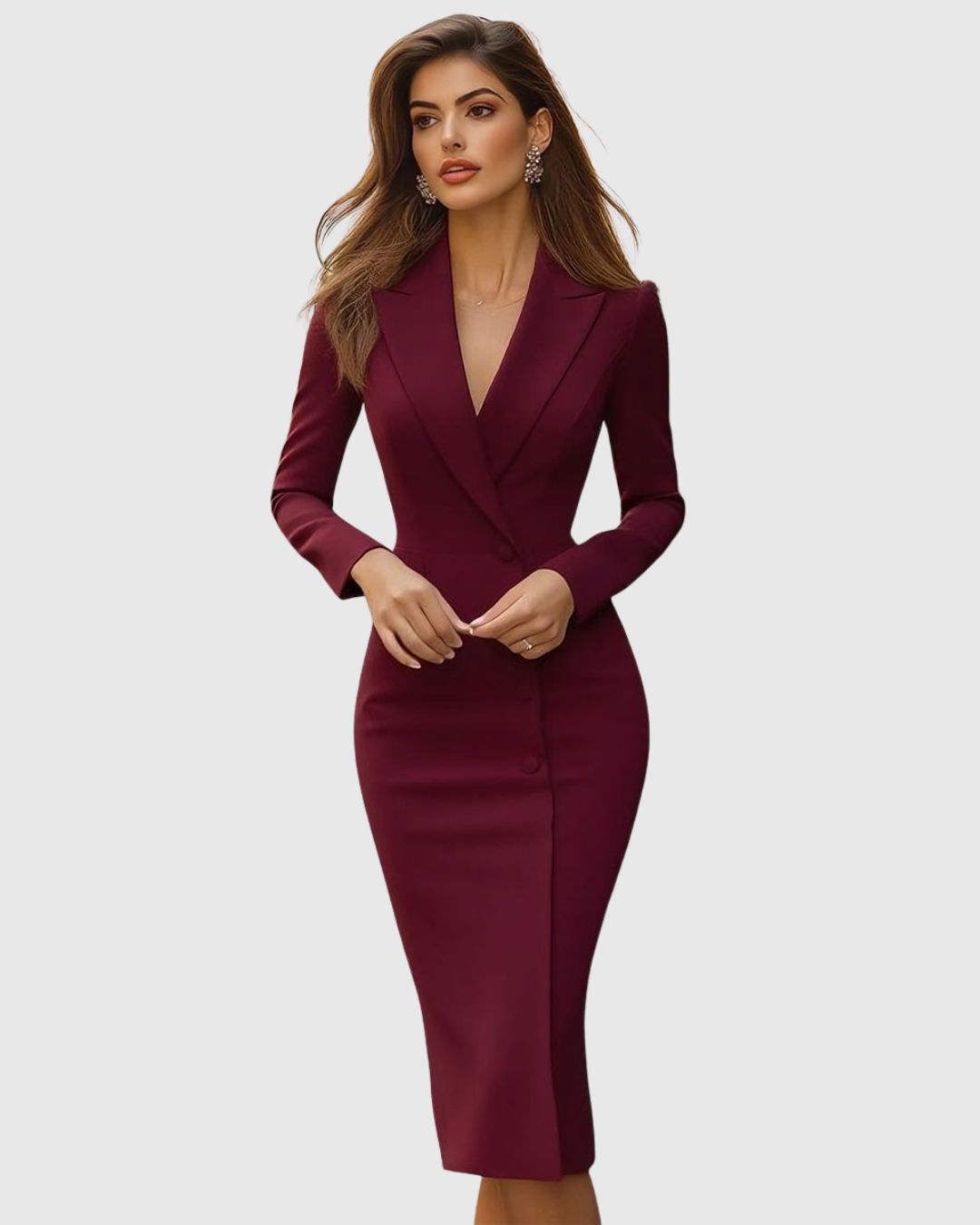 Seleneva | Robe Midi Élégante
