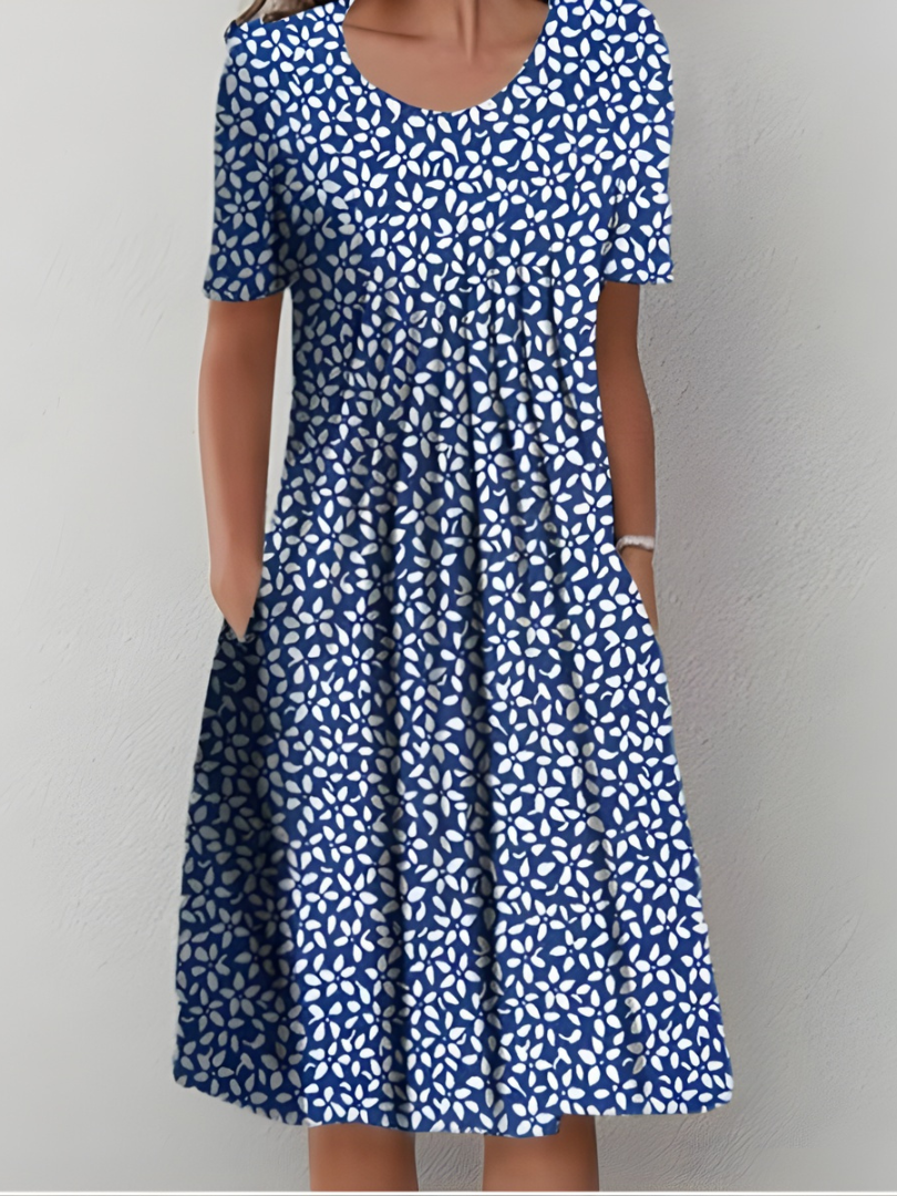 Cäcilia - Robe Plissée Florale