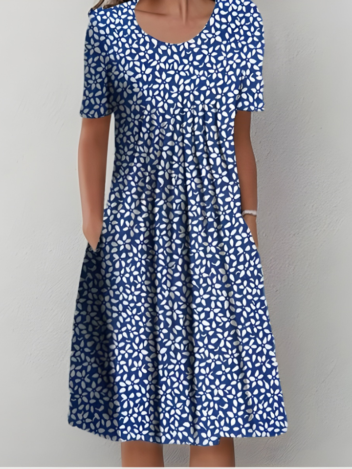 Cäcilia - Robe Plissée Florale