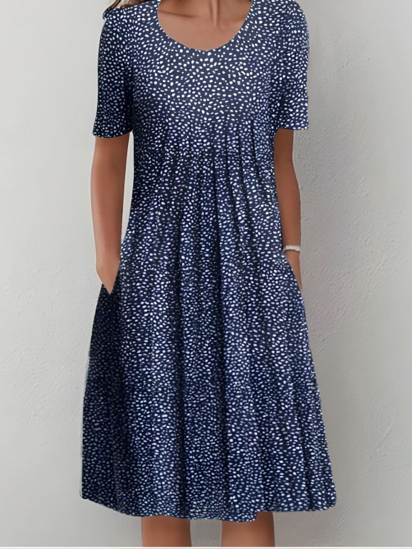 Cäcilia - Robe Plissée Florale