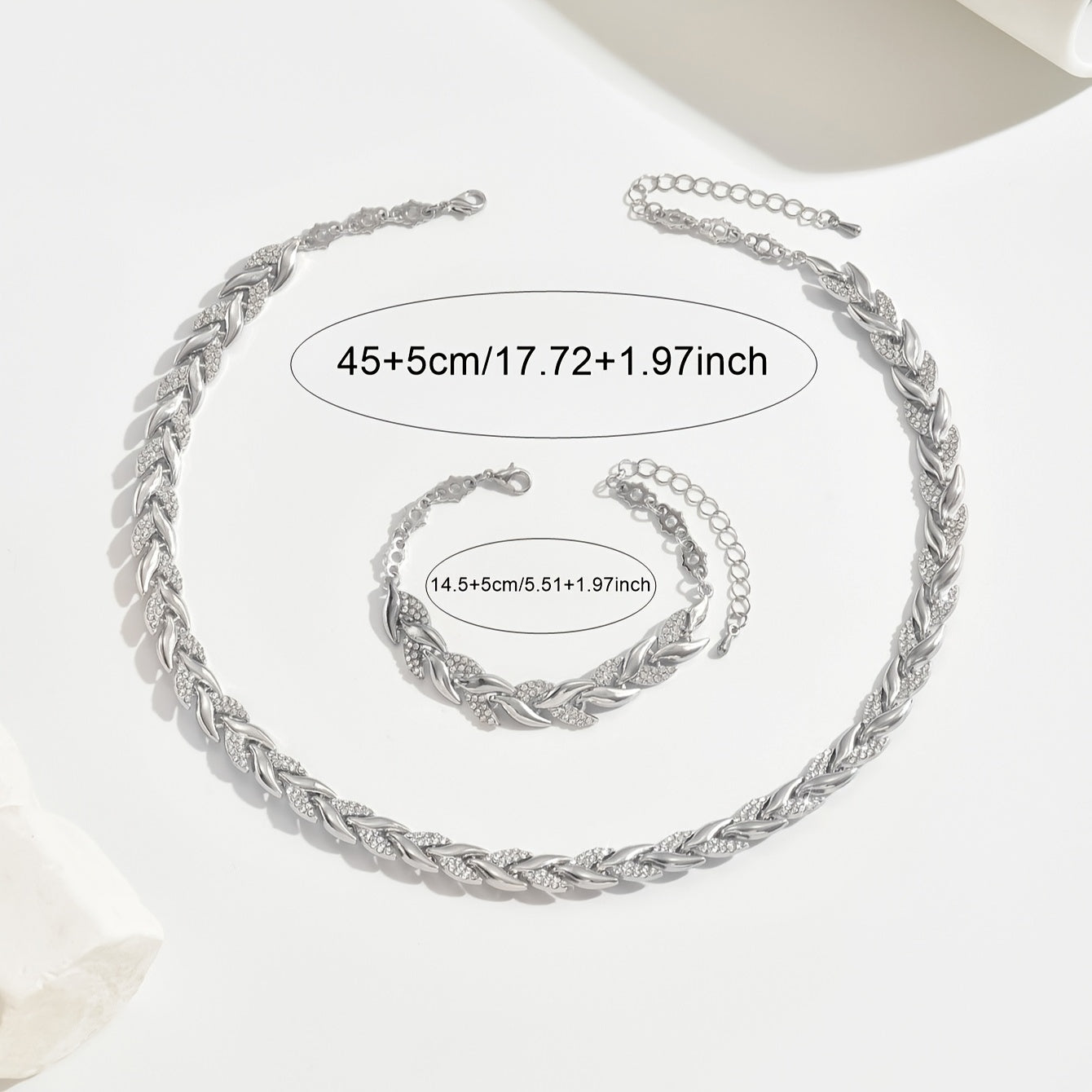 Claudine | Set Collana e Bracciale con Coda di Pesce