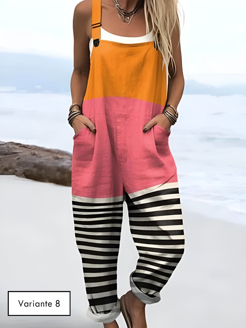 Lya - Combinaison Vintage Légère