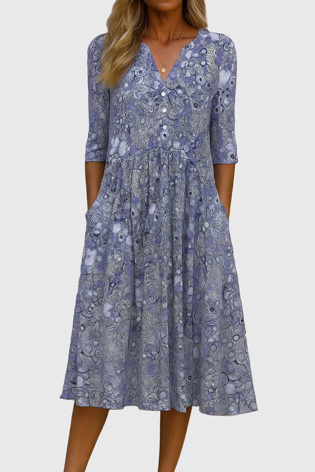 Rosa - Élégante Robe Midi