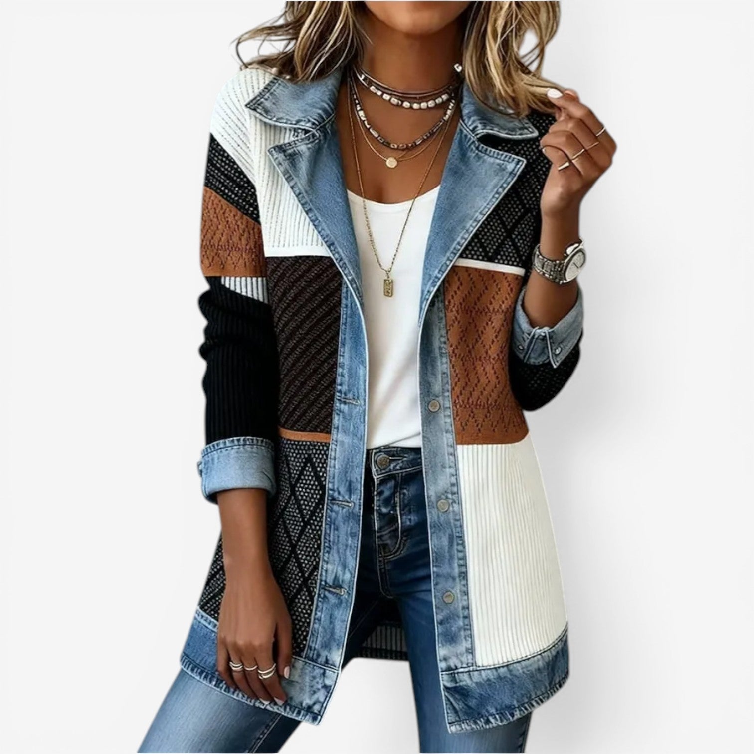 Liv | Veste en Jean Décontractée