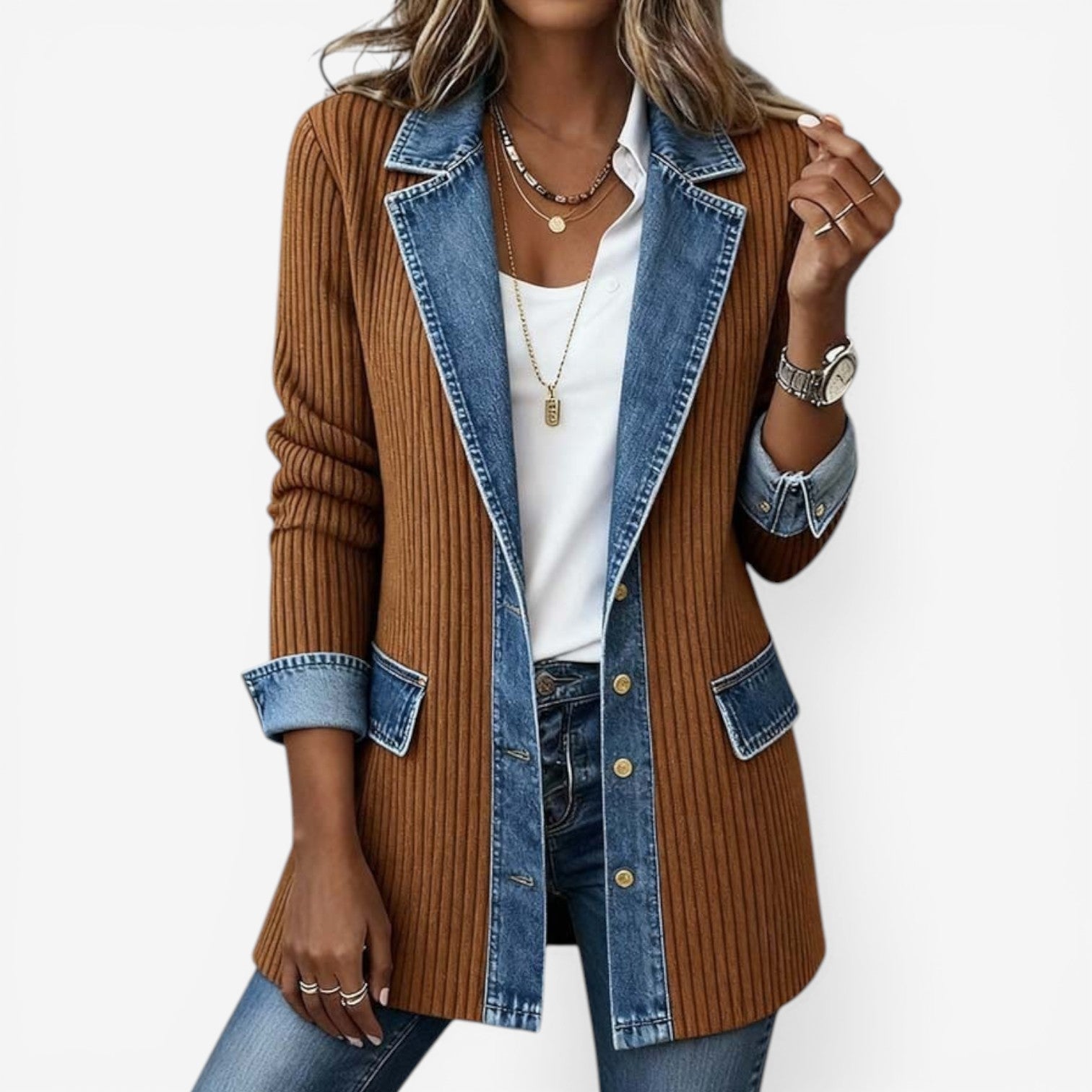 Liv | Veste en Jean Décontractée