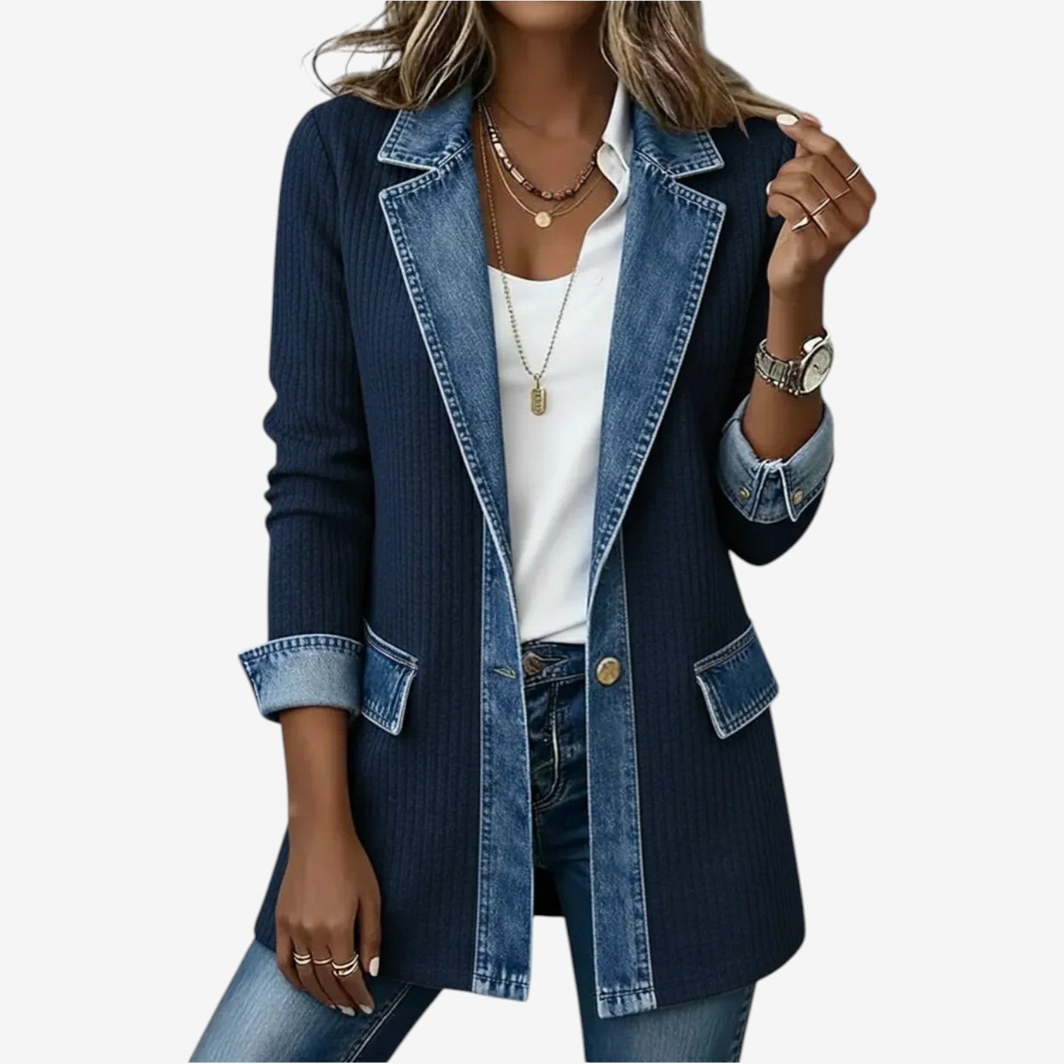 Liv | Veste en Jean Décontractée