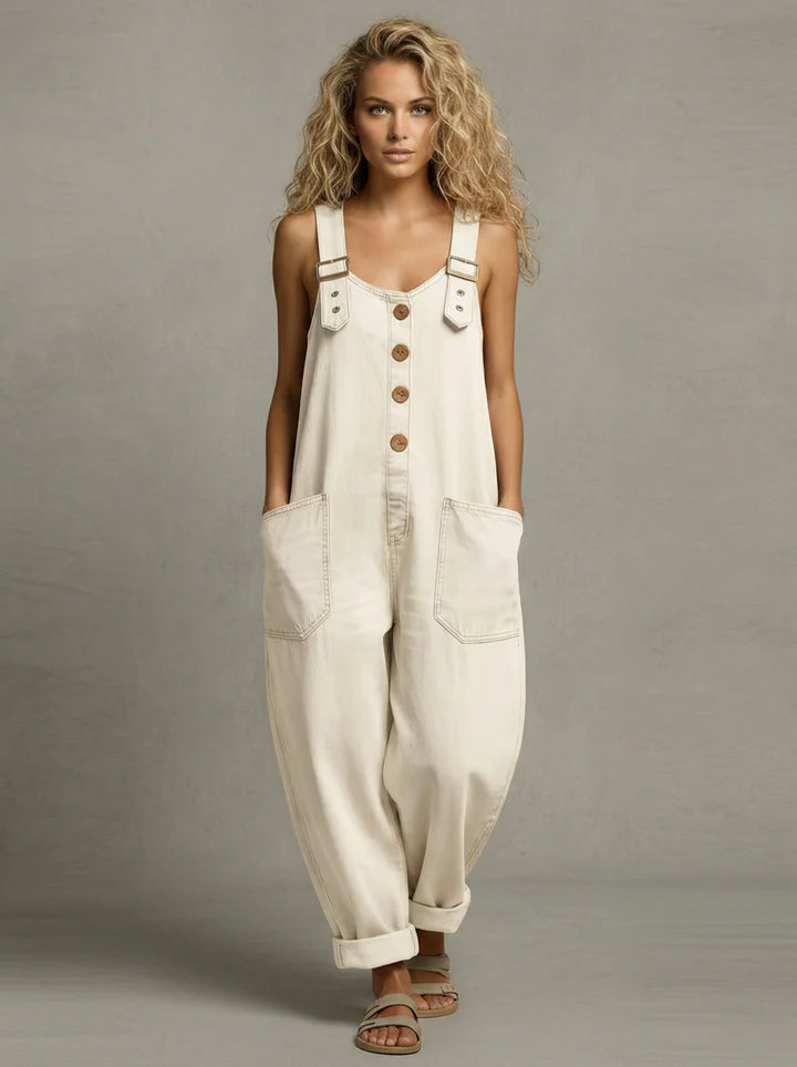 Moxelle - Combinaison Denim Décontractée