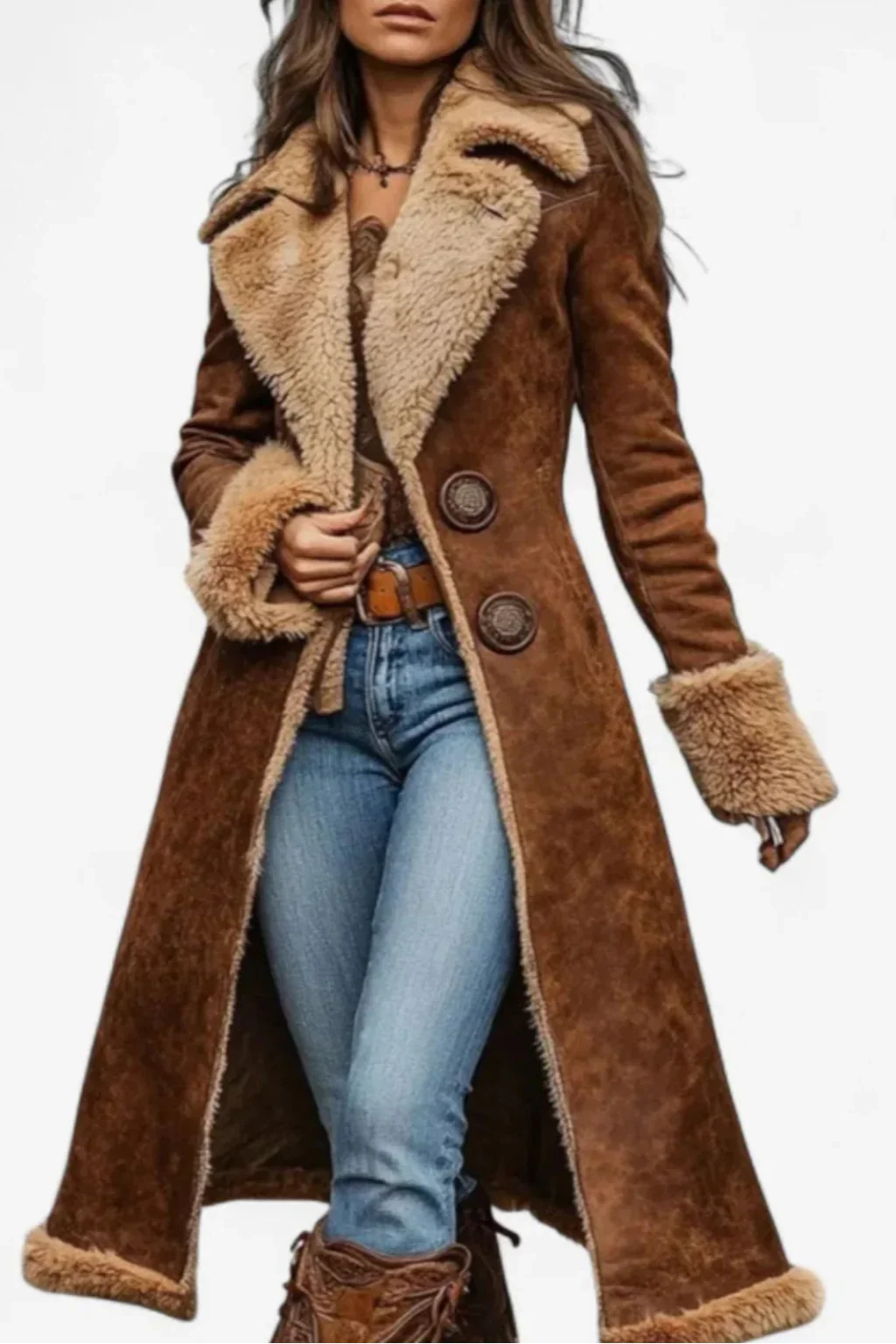 Edda - Manteau Vintage Élégant