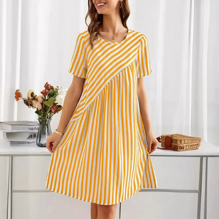 Clara - Robe Rayée d’Été