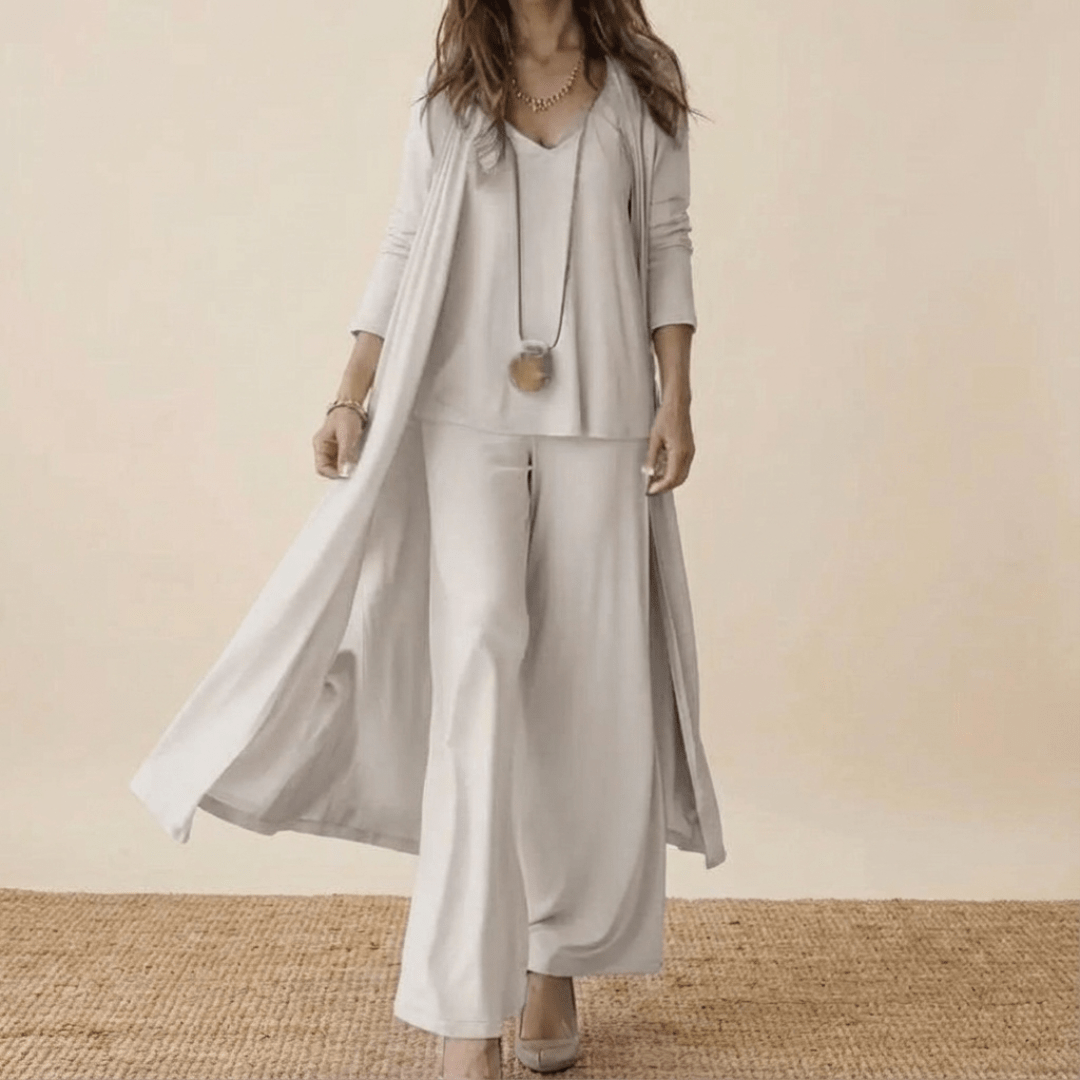 Barbara - Ensemble Élégant 3 Pièces.