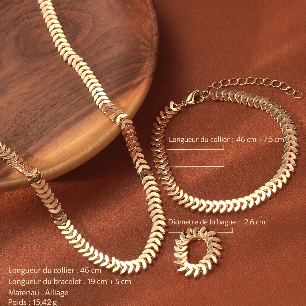 Madeleine™ – Parure élégante intemporelle raffinée